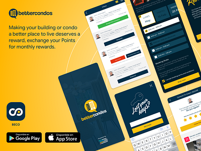 BECO APP: BetterCondos app product design ui ux