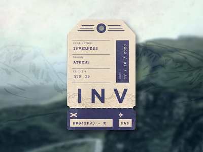 Inverness Luggage Tag
