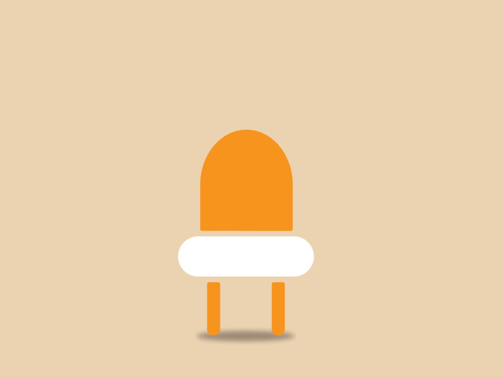 morphing chair to eggs basket animation chair easter easter eggs illustrations morphing motiongraphics vectorart