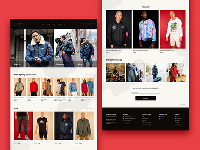 E-shop ecommerce eshop menclothes minimalist ux uxui webdesign website design