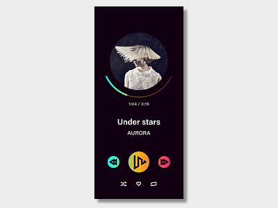 Daily UI Challenge #009 Music player