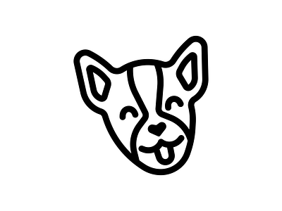 French bulldog minimalistic