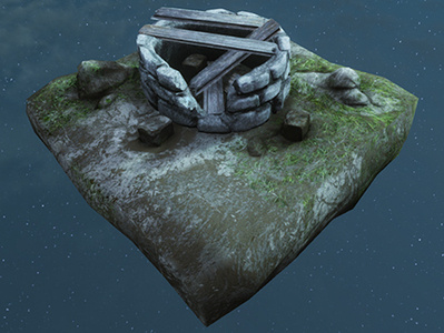 3D Model: Broken Well