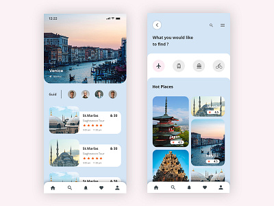 Travel app animation app clean design inspiration interaction interface picture product travel app ui userinterface ux uxdesign