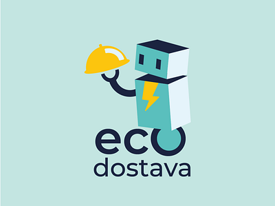 Eco Delivery logo design adobe adobe illustrator ai branding delivery design flat illustrator logo