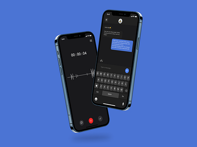 Chat and voice note feature