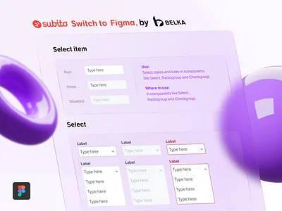 Subito.it switch to Figma • 2 of 3 branding design free freebie glass glassmorphism shapes ui