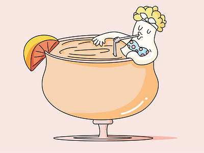Cocktail cartoon illustration illustrator illustrator art vector vector art