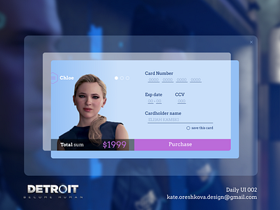 Credit Card Checkout / Daily UI #002