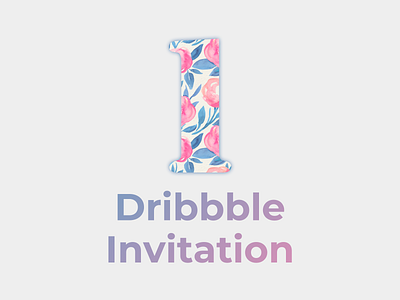 Done! One Dribbble Invite Giveaway dribbble invite invitation invite invite giveaway