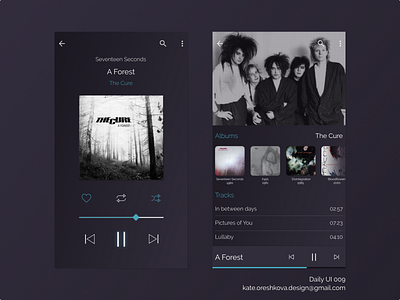 Music Player / Daily UI #009