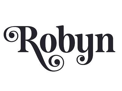Robyn lettering type