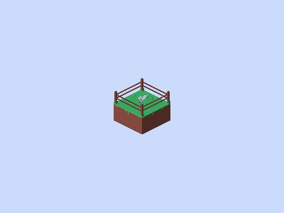 Dog and a ball animation design dog farm gif illustration iso isometric pixel pixel animation pixel art