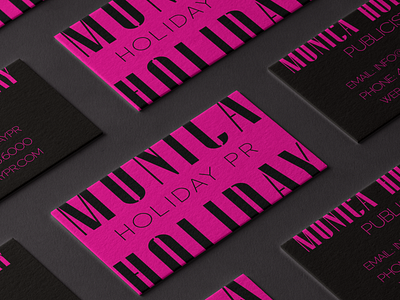 Holiday PR Business Cards Mockup branding branding identity design graphic design package design packaging