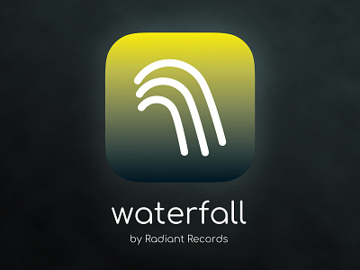 Waterfall music-streaming app logo