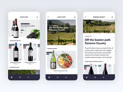 Reimagining Total Wine's UI app application total wine ui ui design visual design web wine winery
