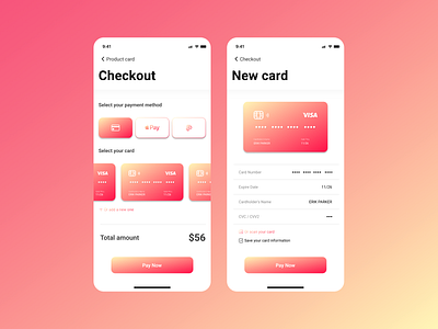 DailyUI-002 Credit checkout page app dailyui design ui