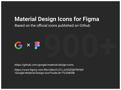 Material Design Icons for Figma figma icon material design