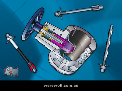 Flowrox Cutaway Illustrations.