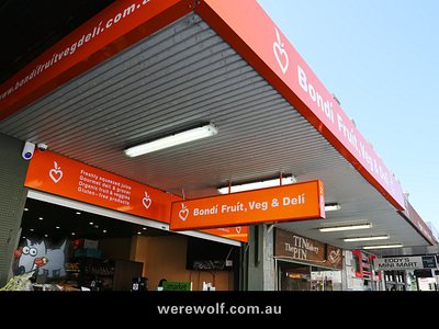 Illuminated Retail Signage.