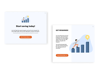 Daily UI 016 - Pop-Up / Overlay Web Design dailyui design illustration pop up popup rewards signup ui web