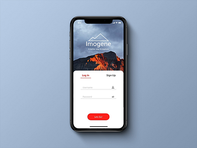 Daily UI 001 - Revisited app design app designer daily ui 001 interaction designer login mobile app design photography sign up ui design ux ui ux design uxui visual designer