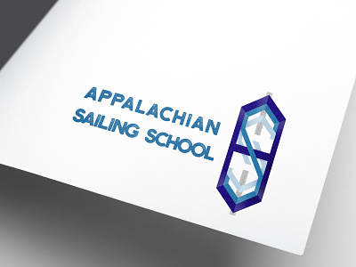 Appalachian Sailing School Logo Concept #1 branding concept logo typography