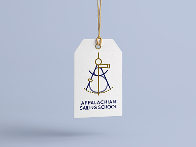 Appalachian Sailing School Logo Concept #2 branding logo typography
