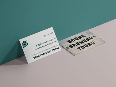 Boone Brewery Tours Business Card - Final Version branding business card design logo typography