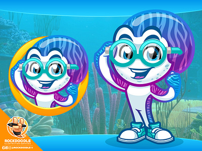 Octokid avatar cartoon character cute illustration kid mascot mascotdesign octopus rockdoodle vector
