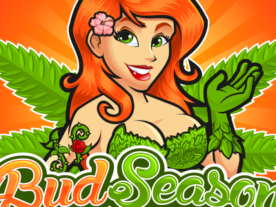 Bud Season Dr bud cartoon character design logo mascot rockdoodle season vector web