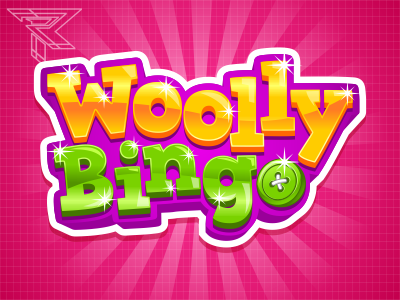 Woolly Bingo cartoon logo rockdoodle vector web