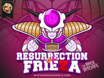 Frieza Ig cartoon character charactermascot dragonballz fanart frieza illustration mascotdesign mascotlogodesign rockdoodle tribute vector