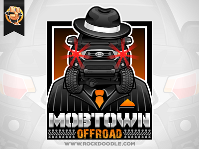 Mobtown Offroad bestvector branding cartoon cartoonlogo character charactermascot design illustration logo mascot mascotdesign mob mobtown offroad portfolio rockdoodle truck vector