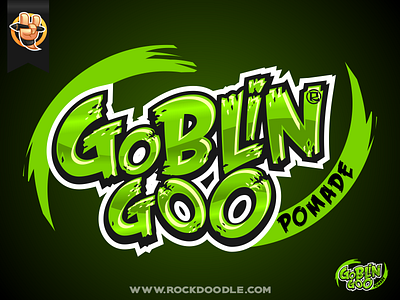 Goblin Goo bestvector branding cartoon cartoonlogo design goblingoo logo mockup pomade portfolio rockdoodle vector web