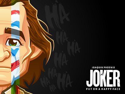 Joker avatar bestvector cartoon character dc fanart illustration joaquin phoenix joker mascot rockdoodle vector