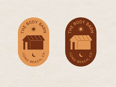 The Body Barn badge branding design graphic design illustration illustrator logo vector