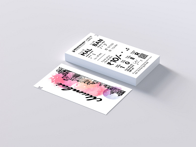 Ticket Design braille mumbai ux