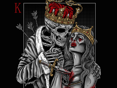 King N Queen art illustration design illustration