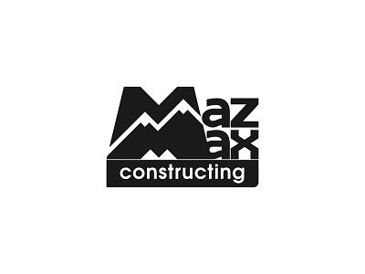 MazMax design logo mountain vector