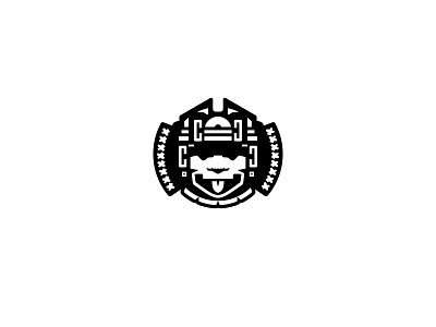 Maya black black and white design logo maya