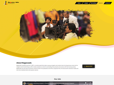 Nagassads Homepage design ui web web design webdevelopment website