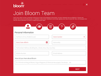 Bloom Careers Application