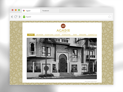 Agadir Website Design agadir arabian artistic concept morocco web