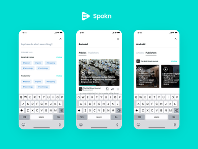 Spokn - Audio Narrated Articles Search and Explore