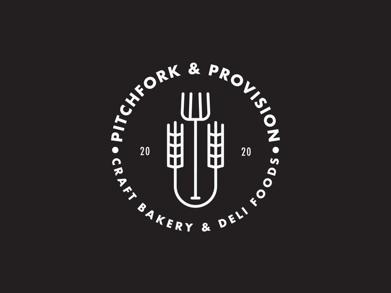Pitchfork &Provision logo by TMPL DESIGN COMPANY on Dribbble