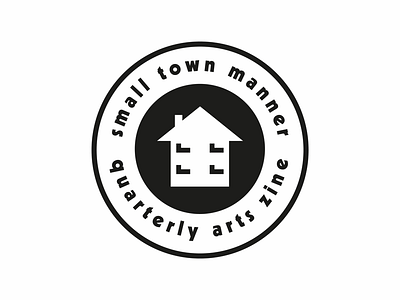 Logo for Small Town Manner art art zine badge brand design draw drawing graphic design icon identity illustrate illustration logo