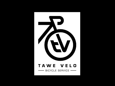 Tawe Velo logo badge bicycle bicycling bike brand cycle cycle service design draw drawing graphic design icon identity illustrate illustration local business logo