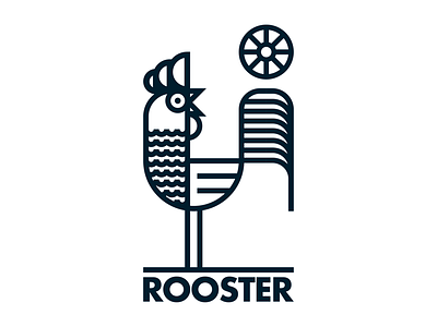 Rooster illustration animal badge brand design draw drawing farm graphic design icon identity illustrate llustration logo nature rooster wildlife