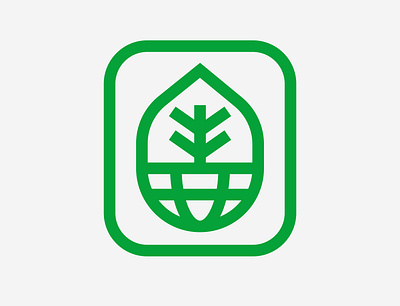 Globe/leaf logo badge brand design draw drawing earth globe graphic design identity illustrate illustration leaf logo plants